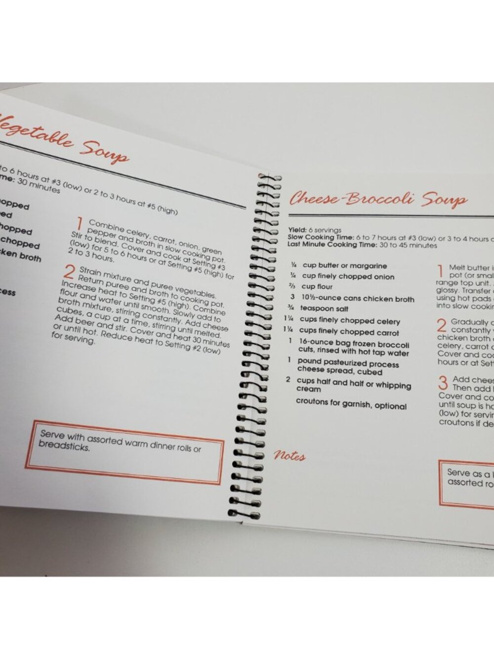 West Bend Slow Cooking For Fast Meals Spiral Bound Cookbook Recipe Book - Picture 3 of 13